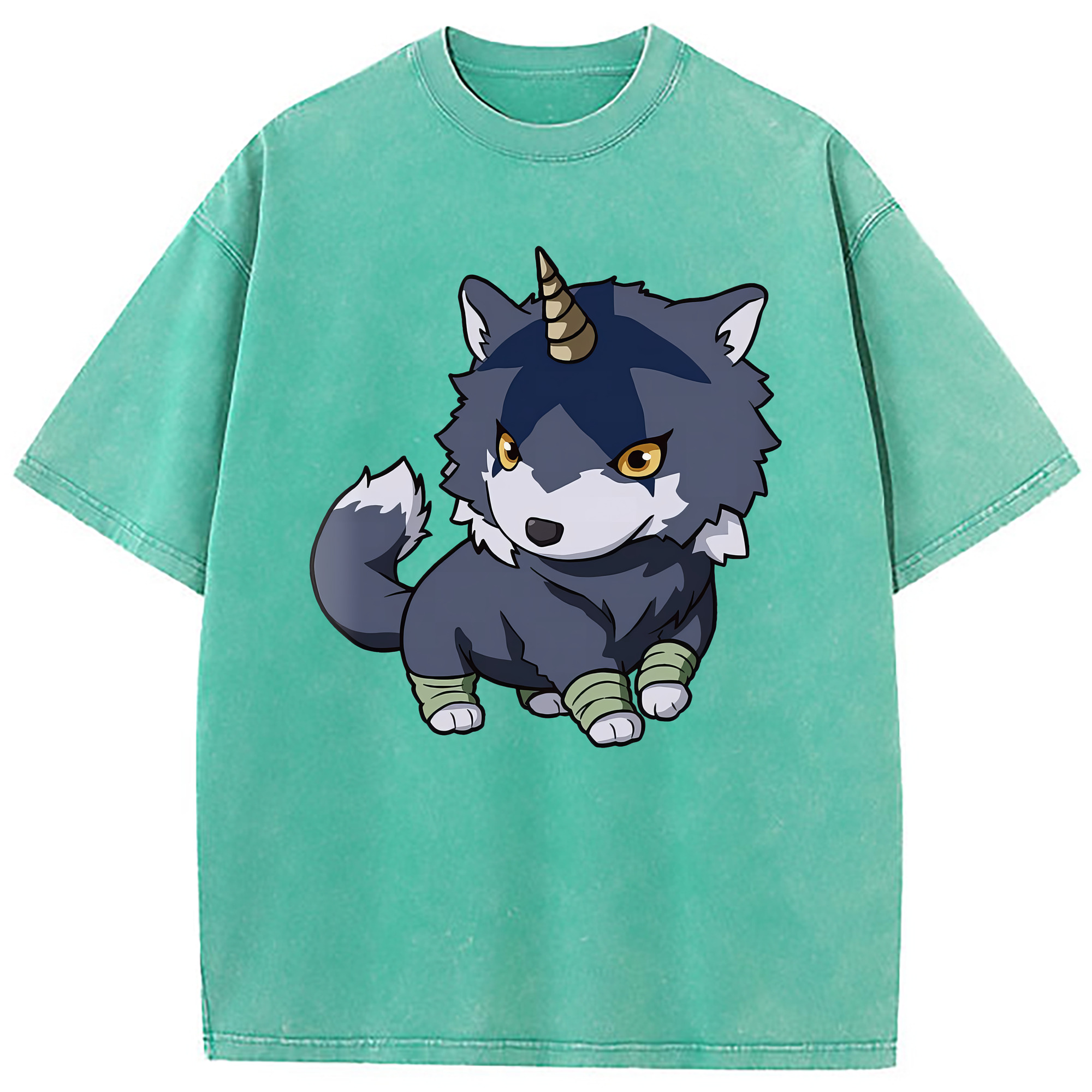 （画像用） 転スラ Regarding Reincarnated to Slime 綿100% ヴィンテージ風 半袖Tシャツ（フロントプリント）